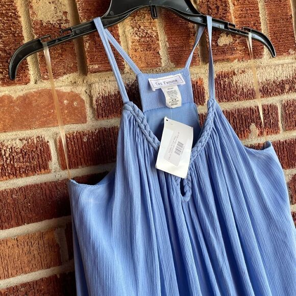 Ces Femme NWT Hadley Hi Low Blue Maxi Medium - Picture 2 of 8